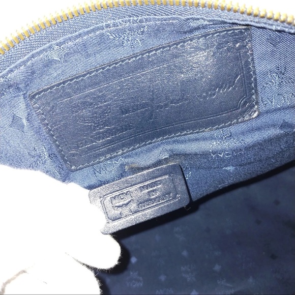 MCM White and navy  duffel Bag - Picture 7 of 7